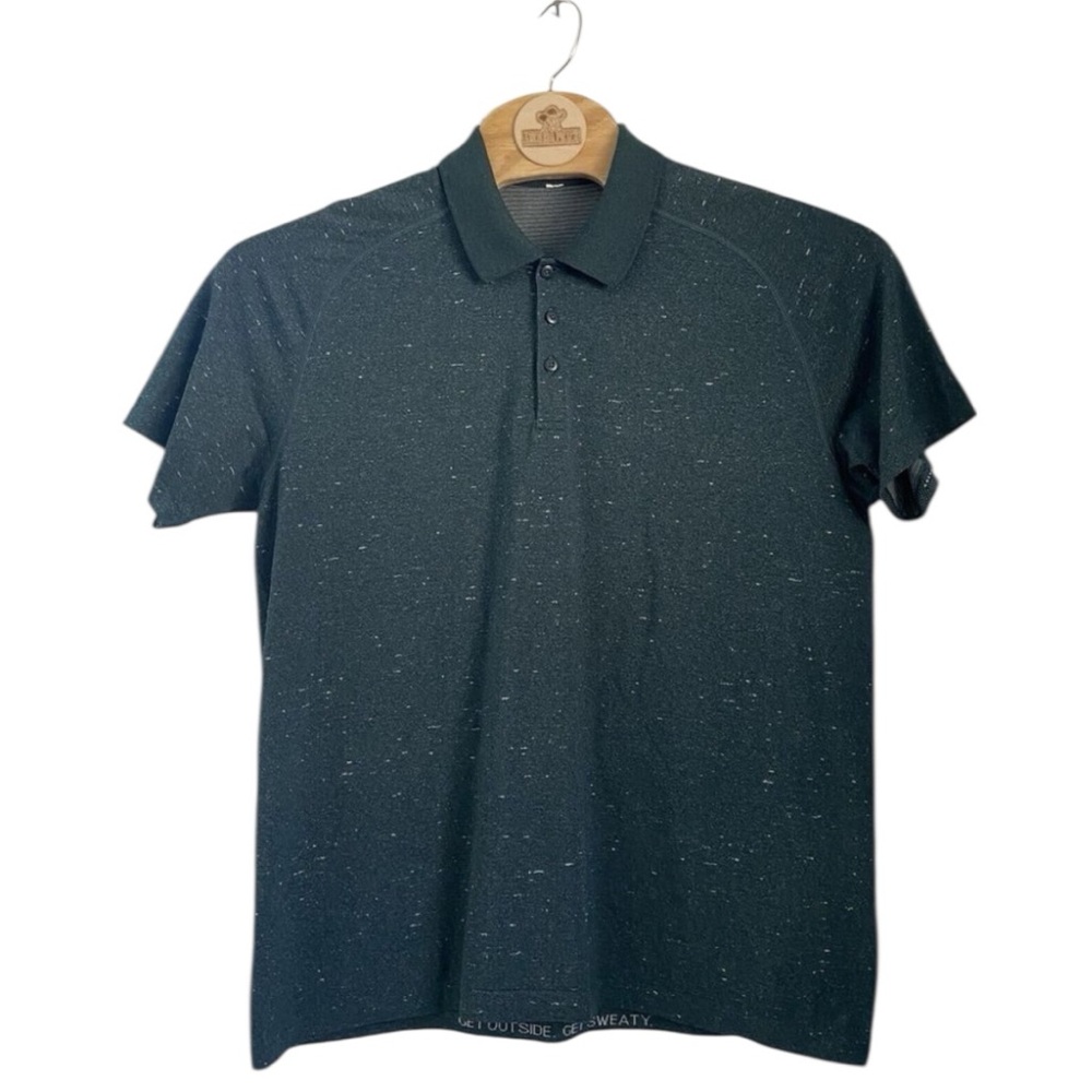 Lululemon Men’s Metal Vent Tech 2.0 Polo in Green Size XL EUC